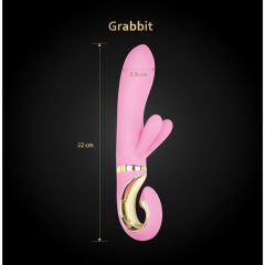   G-Vibe GRabbit - Акумулаторна 3-моторна вибрация за G-точката (розова)