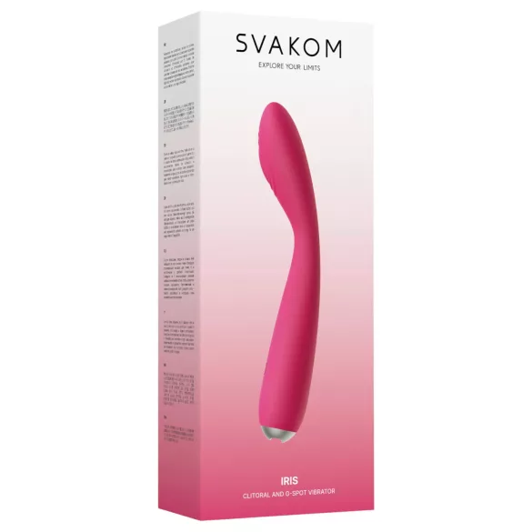 Svakom Iris - вибратор за G-точка - акумулаторен, водоустойчив - червен
