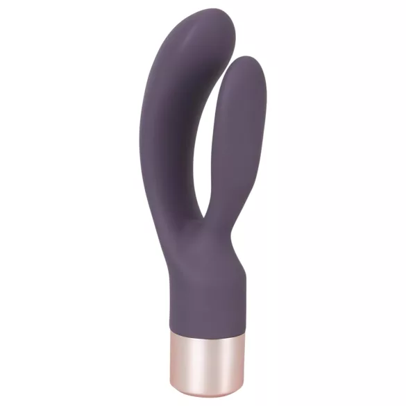 You2Toys Elegant Double - вибратор за двойна стимулация с клиторен стимулатор