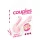 Couples Choice - вибратор за двойки с 2 мотора - розов