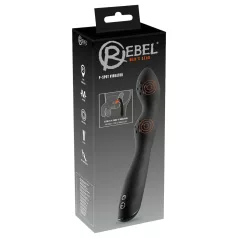  Rebel - простатен вибратор с 2 мотора - черен