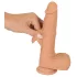 You2Toys - Вибратор с тласкане - телесен цвят
