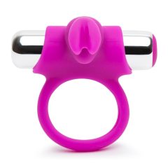   Happyrabbit - Акумулаторен радио пенис пръстен (лилаво-сребрист)