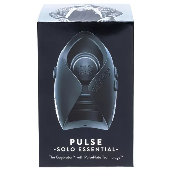 Hot Octopuss Pulse Solo Essential - мъжки мастурбатор с акумулатор - черен