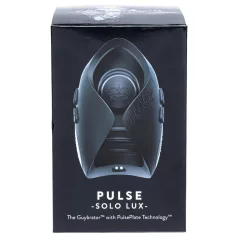   Hot Octopuss Pulse Solo Lux - мъжки мастурбатор с дистанционно - черен