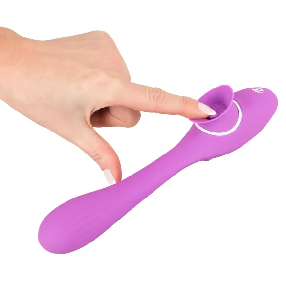 You2Toys - вибратор с 2 функции - акумулаторен 2 в 1 - лилав