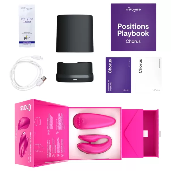 We-Vibe Chorus hands-free вибратор за двойки със Squeeze Remote (розов)