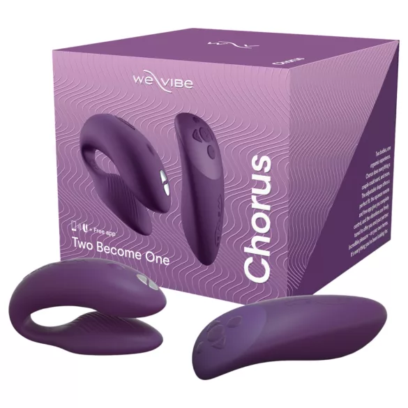 We-Vibe Chorus - вибратор за двойки с управление чрез приложение (лилав)