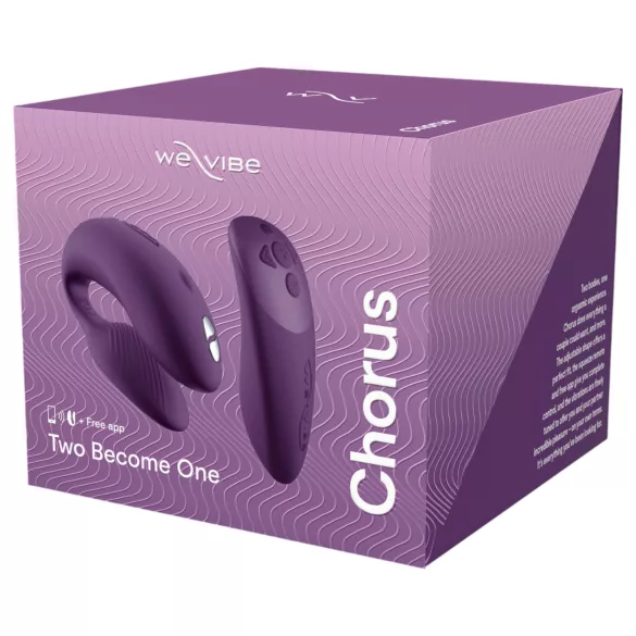 We-Vibe Chorus - вибратор за двойки с управление чрез приложение (лилав)