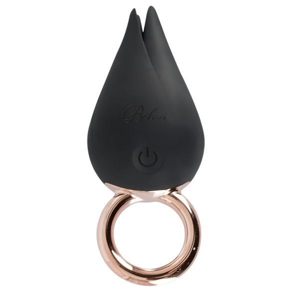 Belou - акумулаторен, водоустойчив клиторен вибратор (черен)