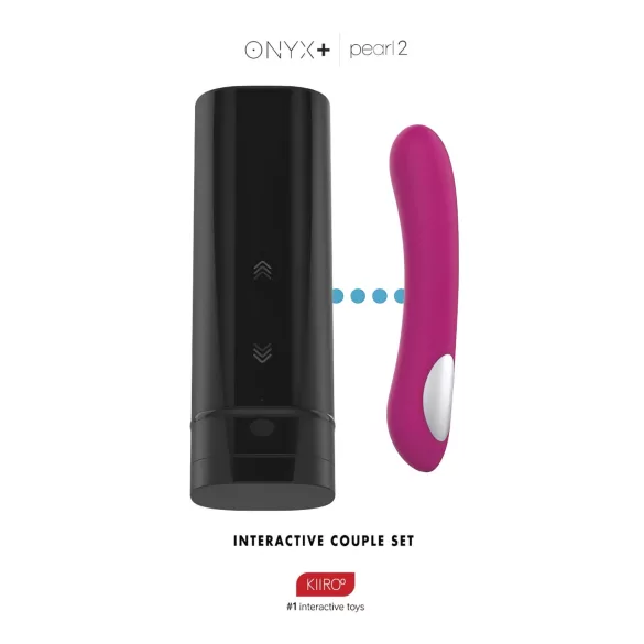 Kiiroo Onyx+ и Pearl 2 - комплект за двойки мастурбатор и вибратор
