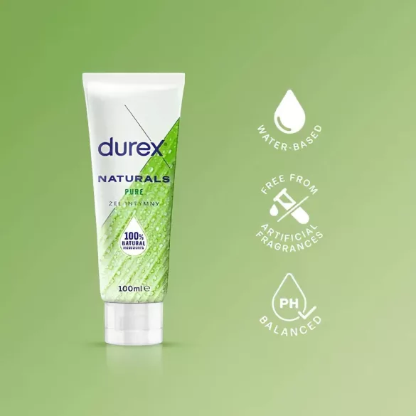 Durex - Интимен лубрикант Naturals - 100 мл