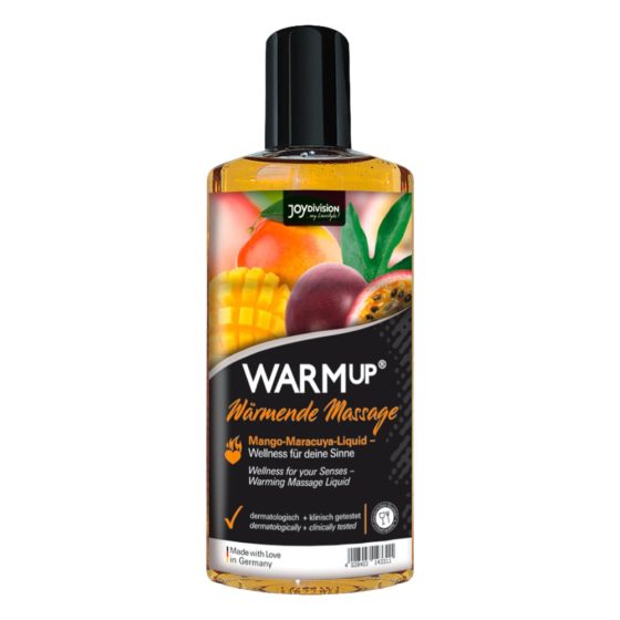 JoyDivision WARMup - загряващо масажно масло - манго - маракуя (150 мл)