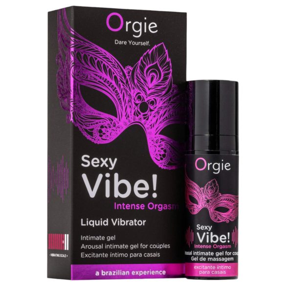 Orgie Sexy Vibe Оргазъм - унисекс течен вибратор (15ml)