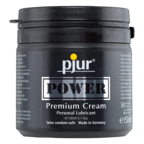 Pjur Power - първокласен смазващ крем (150 мл)