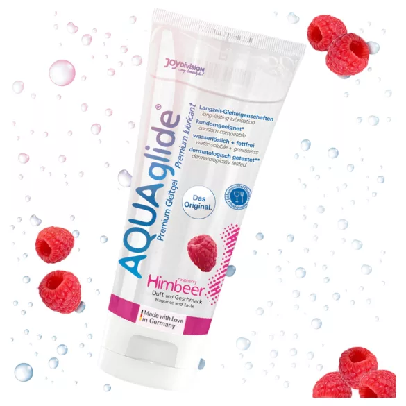 AQUAglide - лубрикант на водна основа - малина - 100ml