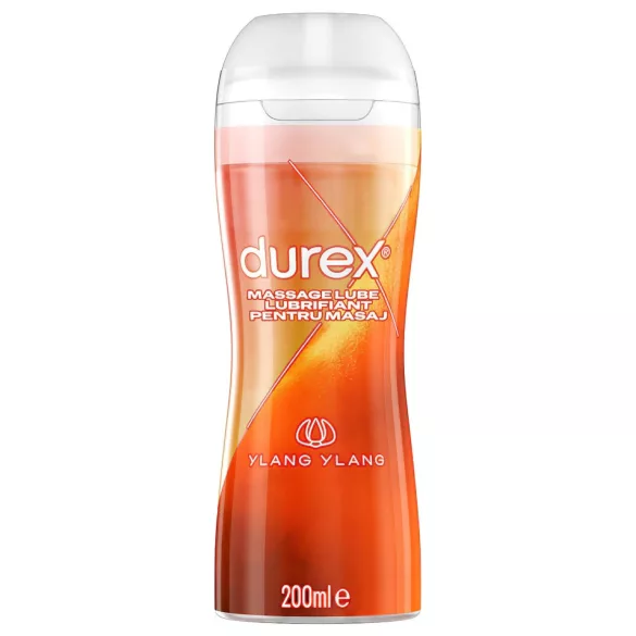Durex - Масажен лосион и лубрикант 2 в 1 - иланг-иланг - 200 мл