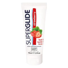   HOT Superglide Strawberry - лубрикант за ядене (75ml)