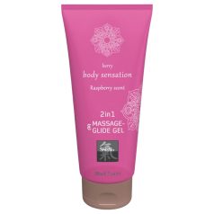   Shiatsu 2in1 малина - масажен лубрикант (200ml)