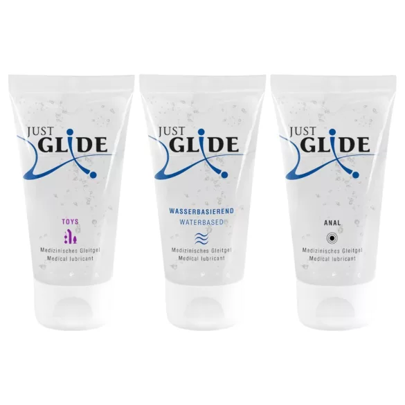 Just Glide - лубрикант комплект - 3x50 мл
