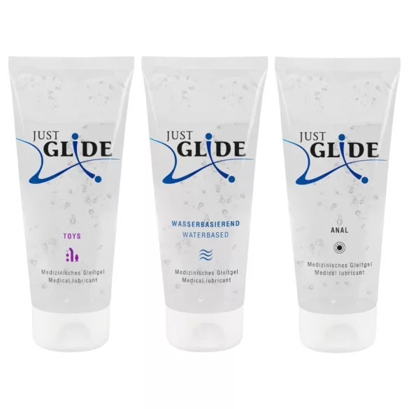 Just Glide - лубрикант комплект - 3x200 мл