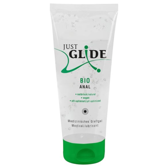 Just Glide Bio ANAL - Веган анален лубрикант на водна основа (200ml)