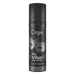   Orgie Sexy Vibe High Voltage - унисекс течен вибратор (15ml)