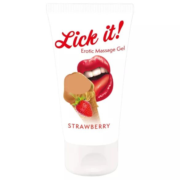 Lick it! - ядлив лубрикант 2в1 - ягода - 50 мл