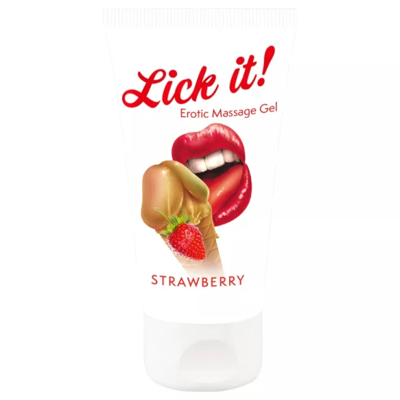 Lick it! - ядлив лубрикант 2в1 - ягода - 50 мл