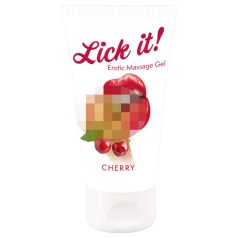   Lick it! - 2в1 ядлив лубрикант - череша (50мл)