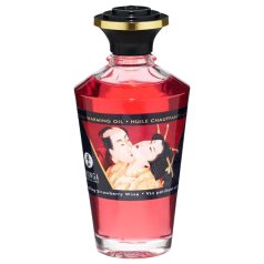   Shunga - затоплящо масажно масло - шампанско и ягода (100ml)
