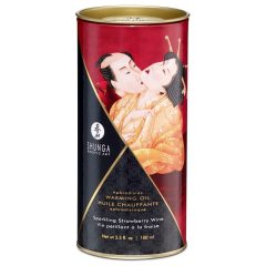   Shunga - загряващо масажно масло - шампанско с ягода (100 мл)