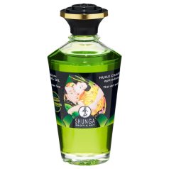   Shunga - затоплящо масажно олио - зелен чай (100ml)