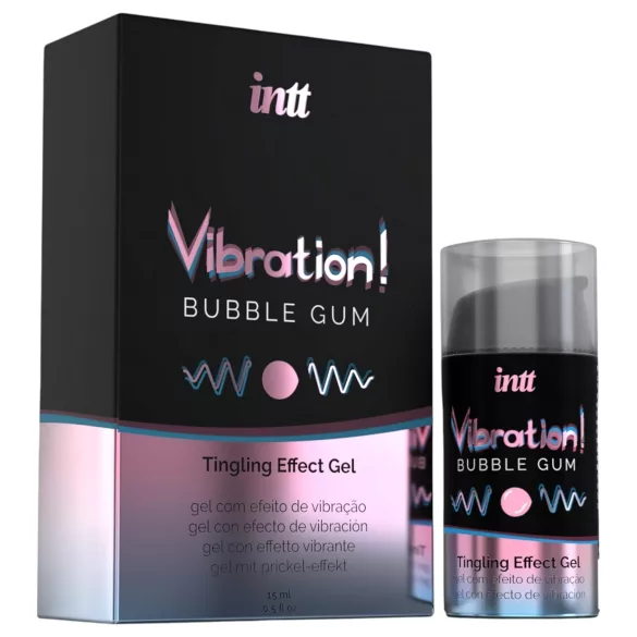 Intt Vibration! - течен вибратор - дъвка (15 ml)