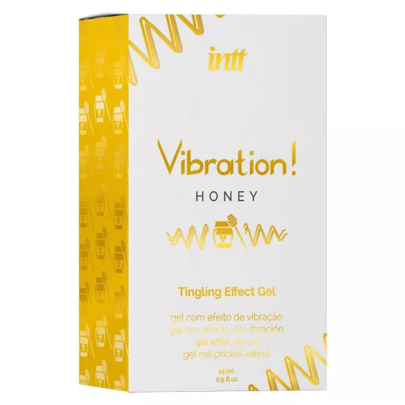 Intt Vibration! - течен вибратор - мед (15 ml)