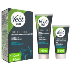   Veet - Крем и балсам за интимно обезкосмяване за мъже (100+50ml)