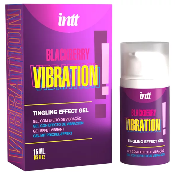 Intt Vibration! - течен вибратор - къпина - 15 мл