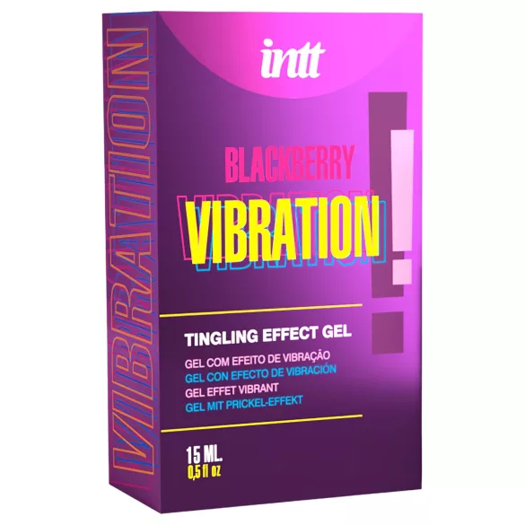 Intt Vibration! - течен вибратор - къпина - 15 мл