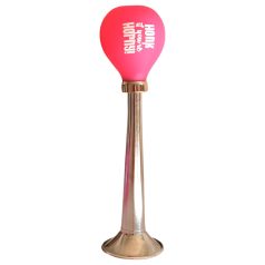   Запален съм - клаксон (розово-сребрист)