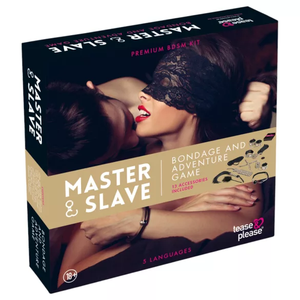 tease & please - Master & Slave - премиум BDSM приключенски комплект за двойки (13 части)