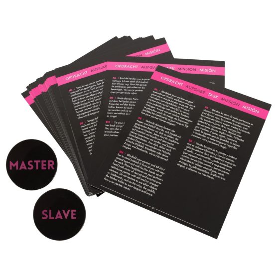 Master & Slave - Комплект за игра с робство (кафяв и черен)