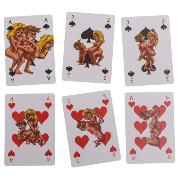 Kama Sutra - забавни френски карти за игра - комплект 24 броя