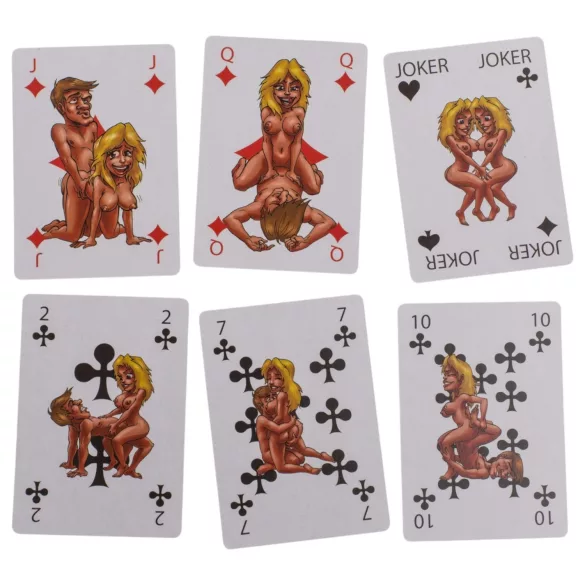 Kama Sutra - забавни френски карти за игра - комплект 24 броя