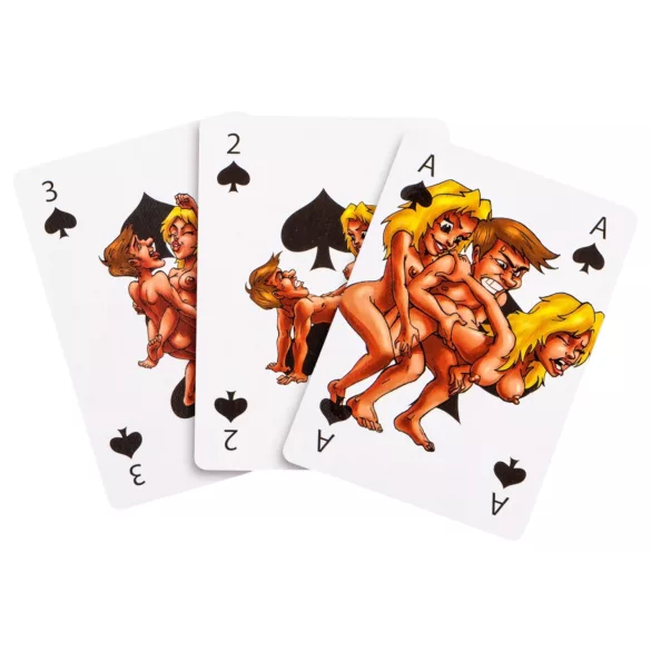 Kama Sutra - забавни френски карти за игра - комплект 24 броя