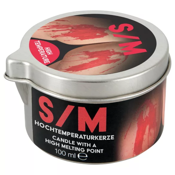 BDSM - парафинова масажна свещ за тяло - висока температура - 100ml