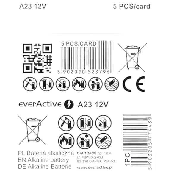 Elem - батерия LR23A - 1 брой