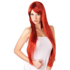   Изключително дълга червена перука