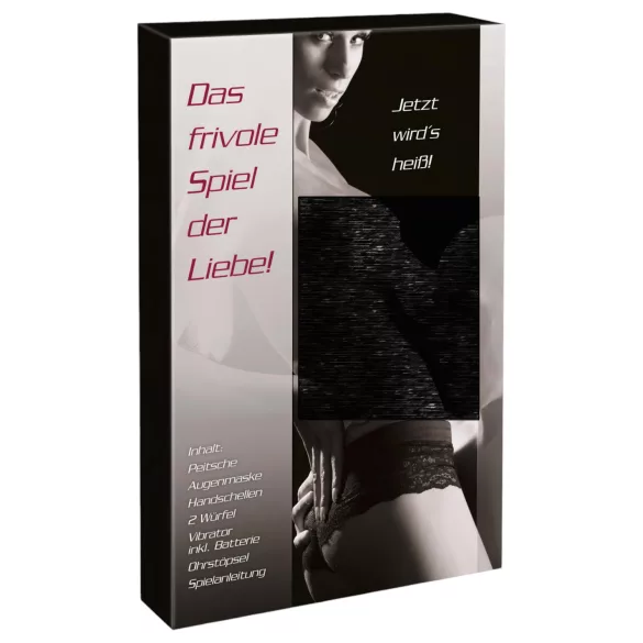 Das FRIVOLE - комплект за връзване за двойки с аксесоари - на немски език