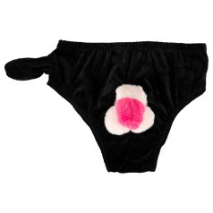 Панталони с помпа и пенис (черни)