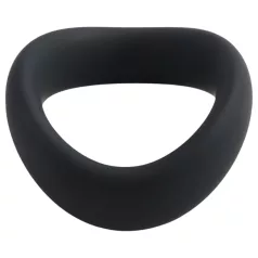   Pulselock Cocktura - усукан силиконов пръстен за тестиси (черен) - 45 мм